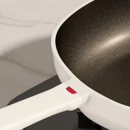 New Dream Titanium Ceramic Wok and Frying Pan Set - Nonstick Skillet with Silicone Spatula, Coating-Free Flat Bottom Sauté Pan, Gas & Induction Compatible, Indoor/Outdoor Pizza Egg Omelet Pan, Christmas Gift Ideas