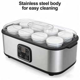 Digital Yogurt Fermenter + 5 Bonus Gadgets: Bottle Opener, Sponge, Towel & More!