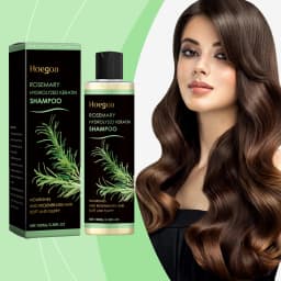 Rosemary Natural Shampoo Thickening & Strengthening Deep Nourishing Scalp Care Moisturizing Shampoo for Dry Damaged Hair Hair Home Use
