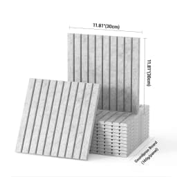 6/12PCS DIY Soundproofing Wall Panel Decorative High Density Innovative Equilateral Felt Cork Board Postcard Cork Board Bulletin Message Pin Board Bulletin Board For Home Decor Office School Decor