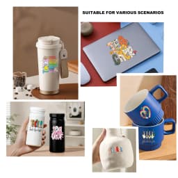 21 PCS UV DTF Transfer Stickers Cup, Teacher Love Inspiration Teacher Best Baker Ever Just A Teacher Goose Teach