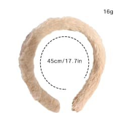 Plush headband imitation rabbit fur candy color face wash headband fashionable and simple wide edge pressure hair bundle hair headdress hair accessories