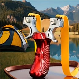 Professional Slingshot Set, Adult Slingshot, Heavy Duty High Speed Wrist Slingshot, Replacement Rubber Band