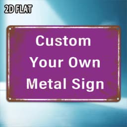 2D Flat, Custom 1pc, 2D Flat, Material Decorative Sign & Plaque, for Decoration Only, 1pc, 16 Color Options, 11.81inch×7.87inch, Decorative Plaque, Customize Your Pattern and Text, Material Hanging Sign, Material, for Cafe, Bar, Home Decor