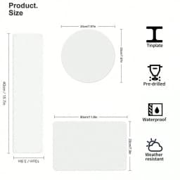 2D Flat, Custom 1pc, 2D Flat, Material Decorative Sign & Plaque, for Decoration Only, 1pc, 16 Color Options, 11.81inch×7.87inch, Decorative Plaque, Customize Your Pattern and Text, Material Hanging Sign, Material, for Cafe, Bar, Home Decor