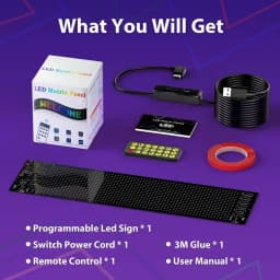 Car Devil Eyes Light Led Soft Screen DIY Colorful Car Windshield Dynamic LED Smart Phone App Control Flexible Matrix Screen