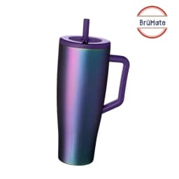 Brümate Era 40 oz Tumbler with Handle and Straw | 100% Leakproof Insulated Water Bottle Tumbler with Lid and Flexible Softsip Straw | Made of Stainless Steel | Cup Holder Friendly