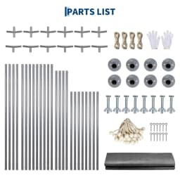 10x20/12x20 Heavy Duty Carport Portable Garage With Roll-Up Windows, Removable Sidewalls & Doors, All-Season Steel Frame Shelter