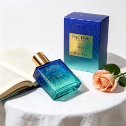 Rayhaan Pacific Aura Eau de Cologne for Men, 3.4 oz 100 ml. A marine, aquatic, woody fragrance, perfect for a refreshing summery and sporty look. Long-lasting scent for 8-12 hours.