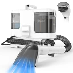 Lubluelu V2 Portable Carpet Upholstery Spot Cleaner 3-in-1 Spray Brush Vacuum 12KPa Powerful Suction Compact Storage for Home/ Sofa/Carpet/Car Seats