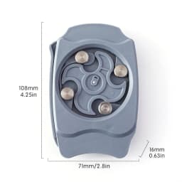 Versatile Handheld Can Opener for Beverage Cans Smooth Safe Edges Portable Plastic Metal Design Ergonomic Twist Operation