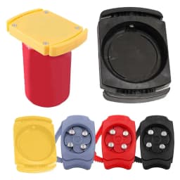 Versatile Handheld Can Opener for Beverage Cans Smooth Safe Edges Portable Plastic Metal Design Ergonomic Twist Operation