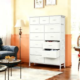 MCQ 13 Fabric Drawers Cabinet For Living Room Large Capacity Dressers Tables Nightstand Display Storage Cabinet For Furniture