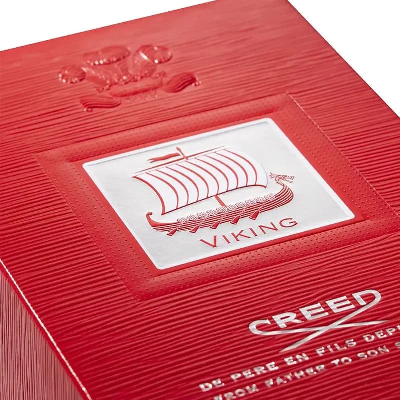 CREED Viking men's perfume, citrus wood fragrance, lemon ginger crisp start, cedar musk finish clean, red boat bottle eye catching, spring and summer commuting, daily dating are cool and advanced.