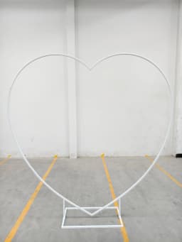 Heart Shape Metal Balloon Arch Frame Wedding Party Decoration Flower Background Stand Backdrop Frame