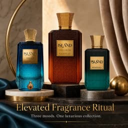 Khadlaj Island Dreams – Fruity, Floral, Woody, Musky – Extrait De Parfum Long-Lasting Fragrance for Unisex, 3.4 Ounce
