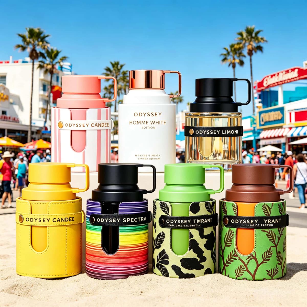 Armaf Odyssey Series Eau de Parfum (100ml/60ml) – Available in various scents: Gourmand Candy/Chocolate Gourmand, Citrus-Woody, Fresh Aquatic, Spicy-Woody, and Floral-Fruity Oriental. Long-lasting fragrance; suitable for both men and women.