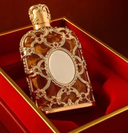Exclusive Royal Amber Fragrance 80ml – Vanilla, Bergamot, Pineapple Notes – Amber, Oud, Gourmet Fruity Arabian Fragrance for Men and Women