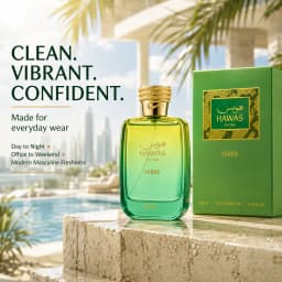 Armaf Hawas Verde for Him Eau de Parfum 100ml Fresh Citrus Green Apple Rosemary Patchouli Amber Men’s Fragrance Single Bottle