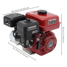 3000w Gas Powered Engine 7.5 Hp Electric Start Motor 4 Stroke Gas Powered Portable Engine Air Cooling Single Cylinder