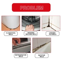 Mold Remover Gel, Household Cleaner for Walls, Kitchens, Bathrooms and Washing Machines To Clean Stains and Mildew