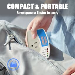 4 pcs Surge Protector for Home Appliance Outlet Surge Protector for Refrigerator Voltage Protector for TV Air-Conditioning US