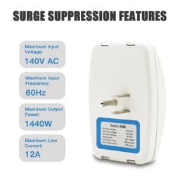 4 pcs Surge Protector for Home Appliance Outlet Surge Protector for Refrigerator Voltage Protector for TV Air-Conditioning US