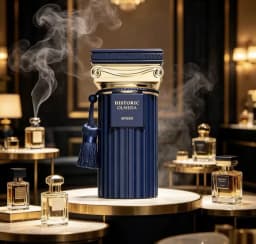 Afnan Historic Olmeda Eau De Parfum Spray for Men, Pink Pepper, Cedar, Patchouli, 3.4 Oz - Making Ldeal for the Discerning Gentleman.