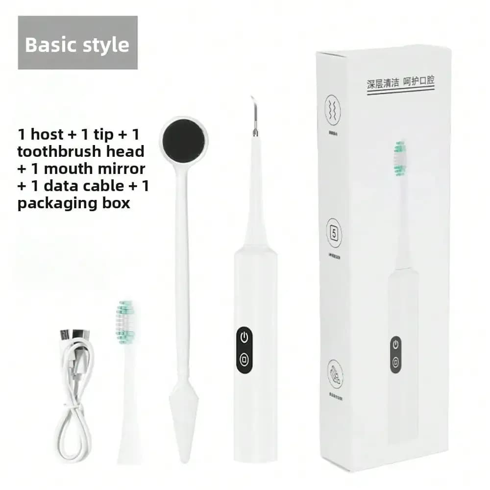 Electric Tooth Cleaner Household Electric Toothbrush Set Dental Washer Oral Calculus Removal Tooth Beauty Instrument