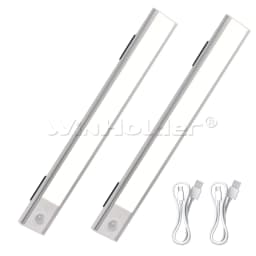 2/4/8/10X Dimmable Cabinet Light USB Rechargeable Motion Sensor Led Three Colors Lamp For Kitchen Wardrobe Indoor Lighting 20/30cm