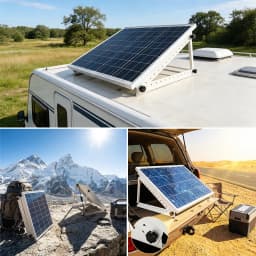 28 Inch Adjustable Solar Panel Mounting Brackets Triangle Tilt Support Racks Portable Solar Panel Mount Kit for RV Roof Outdoor Off-Grid Camping