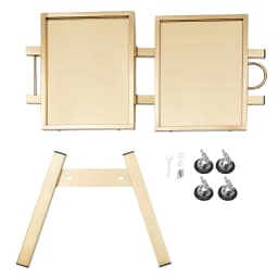 Salon Trolley, Beauty Cart, Rolling Hairdressing Trolley, Stainless Steel Gold Finish, Anti-Rust Multi-Layer Storage Organizer, 4 Wheels, Easy Move, Noise Reduction Tray, Leather Back, Salon Spa Tool Holder for Barber Beauty Shop