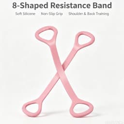 Figure 8 Silicone Resistance Band Shoulder Opener Elastic Stretching Band for Yoga Fitness Home Workout