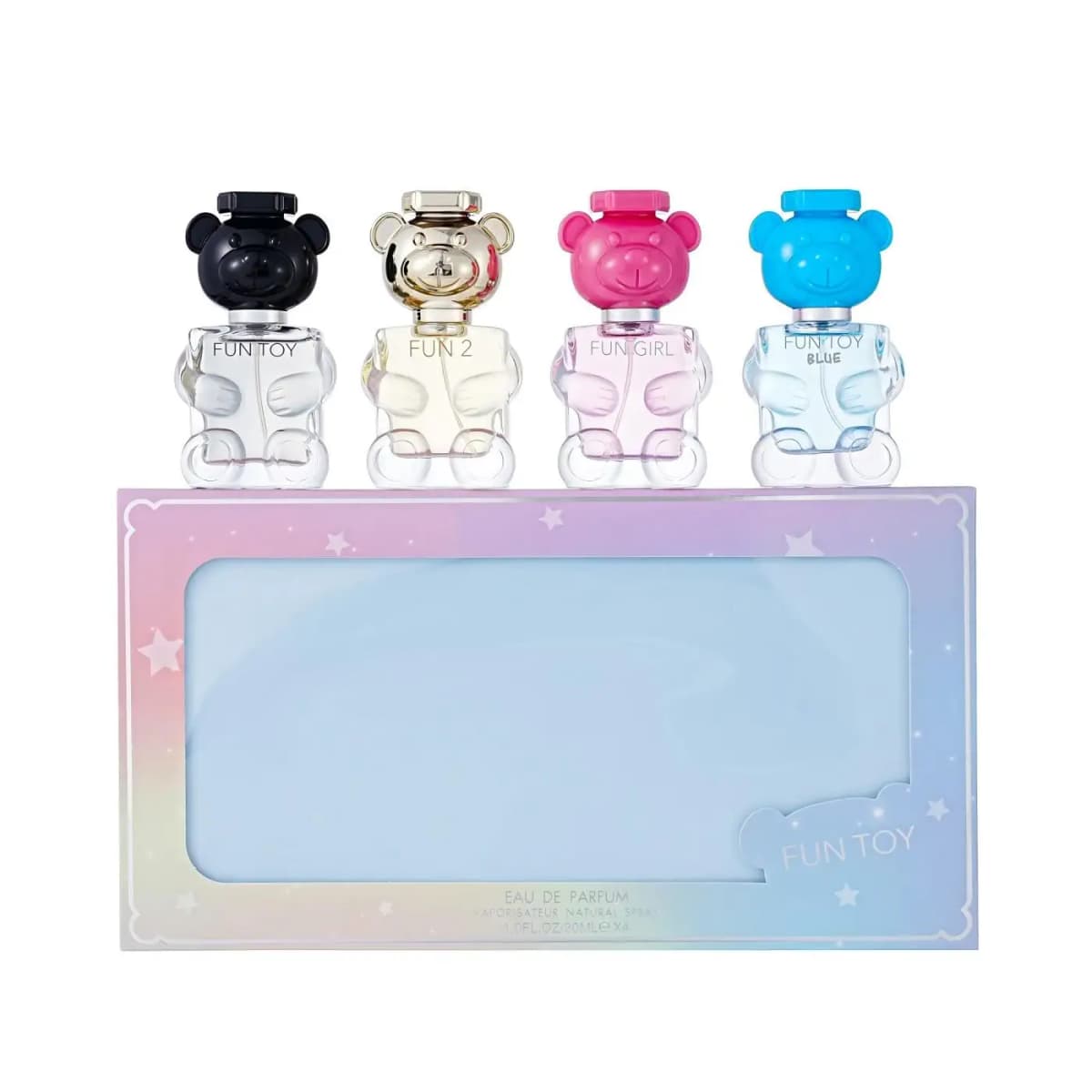 4pcs *20ml Set Women's Floral Fruity Perfume Gift Set 4x30ml Long Lasting Eau de Parfum for Daily Dating Party