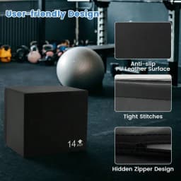 3-In-1 Plyometric Jump Box Jumping Training & Conditioning Jump Box Plyo Box