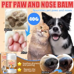 Pet Topical Care Cream, For Nose and Paw Care, Gentle, Fresh, Odorless, Safe and Effective.