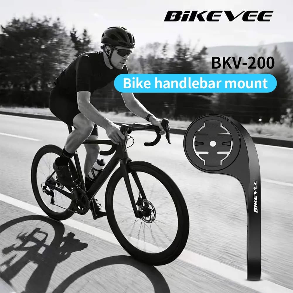 Bikevee Universal GPS Bicycle Computer Adapter Base Replacement Part Out-Front Mount Adapter Wireless Bike Computer Speedometer Odometer Stand Compatible Garmin Bryton Wahoo Magene Cyclami iGPSPORT