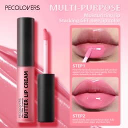 6PCS/SET Butter Lip Cream Gloss, Glossy, Silky, Hydrating, High Shine Finish, Rich Color, Lightweight Non Sticky, 6 Assorted Daily Nude Shades, Smooth Applicator Wand, Long Wear Liquid Lip Makeup Kit for Daily Casual Lip Styling & Makeup Beginners