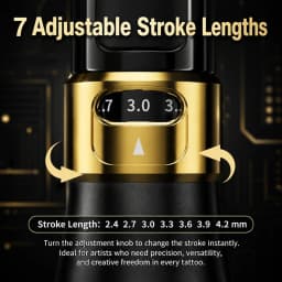 Elf PRO Adjustable Stroke Wireless Tattoo Pen Machine Motor Wireless Tattoo Battery Pen For Lining Shading Tattoo Cartridge Needles