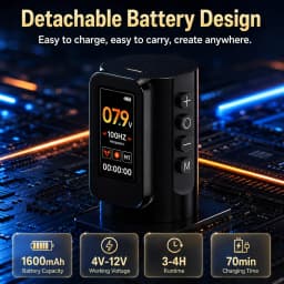 Elf PRO Adjustable Stroke Wireless Tattoo Pen Machine Motor Wireless Tattoo Battery Pen For Lining Shading Tattoo Cartridge Needles
