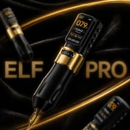 Elf PRO Adjustable Stroke Wireless Tattoo Pen Machine Motor Wireless Tattoo Battery Pen For Lining Shading Tattoo Cartridge Needles