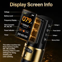 Elf PRO Adjustable Stroke Wireless Tattoo Pen Machine Motor Wireless Tattoo Battery Pen For Lining Shading Tattoo Cartridge Needles