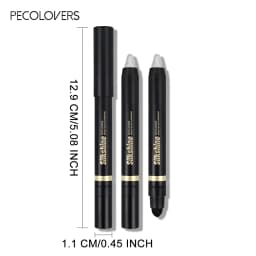 20PCS/SET Dual Tip Eyeshadow Pencil,Silky Cream,Fade Resistant Wear,Assorted Neutral Bright Color Shades,Low Powder Fallout,Simple One Step Application,Compact Storage Kit For Makeup Starters Daily Eye Styling