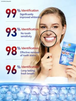Convenient Peel-And-Apply Teeth Whitening Strips For An Improved Smile.