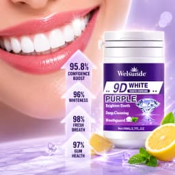 Powerful Whitening and Cleansing Effects, Fresh Breath, Polished Finish, Brightening Effect, Stain Remover for Coffee & Tea, Remineralizing Toothpaste, Ideal for Oral Health & Hygiene Gift for Women Men, Local Warehouse