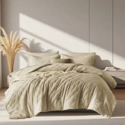 7pcs Simple And Stylish Embossed Comforter Sets Queen, 100% Polyester Lightweight Comfortable Summer Bedding Set, Super Soft And