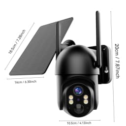 4G LTE Cellular Solar Surveillance Camouflage Security Camera – 2K HD Video 360° View,No WiFi, Remote APP Controlled,Waterproof,MotionActivated, NightVision, 4G Data Card Included