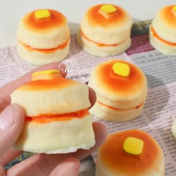 Soft Squishy Simulated Pancake Shaped Stress Ball ADHD Toy Squeeze Stress Relief Balls Office Toys for Releasing Pressure