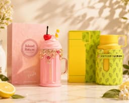 Armaf 2 Pcs Perfume Gift Set, Island Breeze Delights + Odyssey Limoni Eau De Parfum 100ml Each, Fresh Fruity Citrus Fragrance, Long Lasting Unisex Arabian Cologne
