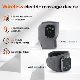 Electric Wrist And Ankle Brace With Hot Compress Vibration Wrist Guard Band Ankle Support Brace Anti Sprain Joint Protection Hand Foot Care
